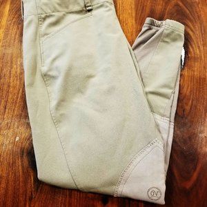 Ovation Equestrian Riding Light Tan Pants 26R